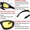 imageMotorcycle Riding Glasses Padded Frame Lens Block 100 UVBUVB for Outdoor Activity Sport1401matte Black
