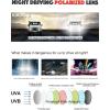 imageMotorcycle Riding Glasses Padded Frame Lens Block 100 UVBUVB for Outdoor Activity Sport1401matte Black