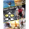 imageMotorcycle Riding Glasses Padded Frame Lens Block 100 UVBUVB for Outdoor Activity Sport1410shiny Blackflame Print