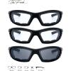 imageMotorcycle Riding Glasses Padded Frame Lens Block 100 UVBUVB for Outdoor Activity Sport20black