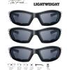 imageMotorcycle Riding Glasses Padded Frame Lens Block 100 UVBUVB for Outdoor Activity Sport21black