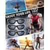 imageMotorcycle Riding Glasses Padded Frame Lens Block 100 UVBUVB for Outdoor Activity Sport21black