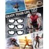 imageMotorcycle Riding Glasses Padded Frame Lens Block 100 UVBUVB for Outdoor Activity Sport22black