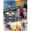 imageMotorcycle Riding Glasses Padded Frame Lens Block 100 UVBUVB for Outdoor Activity Sport23mmatte Black