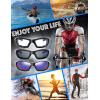 imageMotorcycle Riding Glasses Padded Frame Lens Block 100 UVBUVB for Outdoor Activity Sport24black