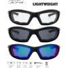 imageMotorcycle Riding Glasses Padded Frame Lens Block 100 UVBUVB for Outdoor Activity Sport25mmatte Black
