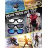 imageMotorcycle Riding Glasses Padded Frame Lens Block 100 UVBUVB for Outdoor Activity Sport25mmatte Black