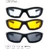 imageMotorcycle Riding Glasses Padded Frame Lens Block 100 UVBUVB for Outdoor Activity Sport5matte Black