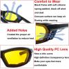 imageMotorcycle Riding Glasses Padded Frame Lens Block 100 UVBUVB for Outdoor Activity Sport5matte Black
