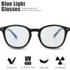imageThe Fresh Blue Light Blocking Glasses Aviator Frame Anti Blue Ray Computer Game Glasses for Teens Men Women BAV301 GoldB621801 Black