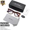 imageThe Fresh Blue Light Blocking Glasses Aviator Frame Anti Blue Ray Computer Game Glasses for Teens Men Women BAV301 GoldB884302 Demi
