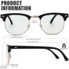 imageThe Fresh Blue Light Blocking Glasses Aviator Frame Anti Blue Ray Computer Game Glasses for Teens Men Women BAV301 GoldB932901 Black