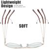 imageThe Fresh Blue Light Blocking Glasses Aviator Frame Anti Blue Ray Computer Game Glasses for Teens Men Women BAV301 GoldBav301 Gold
