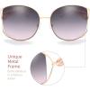 imageThe Fresh Classic Crystal Elegant Women Beauty Design Sunglasses Gift Box728702gold