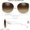 imageThe Fresh Classic Crystal Elegant Women Beauty Design Sunglasses Gift Box728705goldWhite