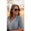 imageThe Fresh Classic Crystal Elegant Women Beauty Design Sunglasses Gift Box738501black