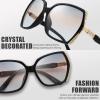 imageThe Fresh Classic Crystal Elegant Women Beauty Design Sunglasses Gift Box738601black