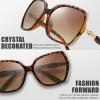 imageThe Fresh Classic Crystal Elegant Women Beauty Design Sunglasses Gift Box738603dark Demi