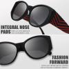 imageThe Fresh Classic Crystal Elegant Women Beauty Design Sunglasses Gift Box739801blackBurgundy