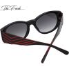imageThe Fresh Classic Crystal Elegant Women Beauty Design Sunglasses Gift Box739801blackBurgundy