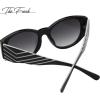 imageThe Fresh Classic Crystal Elegant Women Beauty Design Sunglasses Gift Box739805blackWhite