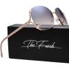 imageThe Fresh Classic Crystal Elegant Women Beauty Design Sunglasses Gift BoxL121gold