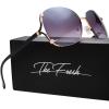 imageThe Fresh Classic Crystal Elegant Women Beauty Design Sunglasses Gift BoxL123gold