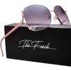 imageThe Fresh Classic Crystal Elegant Women Beauty Design Sunglasses Gift BoxL126gold