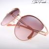 imageThe Fresh Classic Crystal Elegant Women Beauty Design Sunglasses Gift BoxL132gold