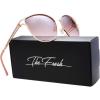 imageThe Fresh Classic Crystal Elegant Women Beauty Design Sunglasses Gift BoxL132gold