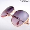 imageThe Fresh Classic Crystal Elegant Women Beauty Design Sunglasses Gift BoxL153gold