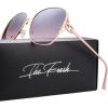 imageThe Fresh Classic Crystal Elegant Women Beauty Design Sunglasses Gift BoxL153gold