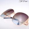imageThe Fresh Classic Crystal Elegant Women Beauty Design Sunglasses Gift BoxL154gold