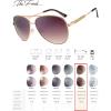 imageThe Fresh Classic Crystal Elegant Women Beauty Design Sunglasses Gift BoxL162gold