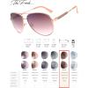 imageThe Fresh Classic Crystal Elegant Women Beauty Design Sunglasses Gift BoxL163rose Gold