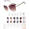 imageThe Fresh Classic Crystal Elegant Women Beauty Design Sunglasses Gift BoxL172gold