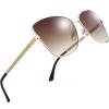imageThe Fresh Classic Crystal Elegant Women Beauty Design Sunglasses Gift BoxL172gold