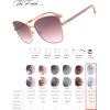 imageThe Fresh Classic Crystal Elegant Women Beauty Design Sunglasses Gift BoxL173rose Gold
