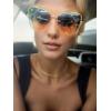 imageThe Fresh Classic Crystal Elegant Women Beauty Design Sunglasses Gift BoxL174rose Gold
