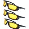 imageMotorcycle Riding Glasses Padded Frame Lens Block 100 UVBUVB for Outdoor Activity Sport27black