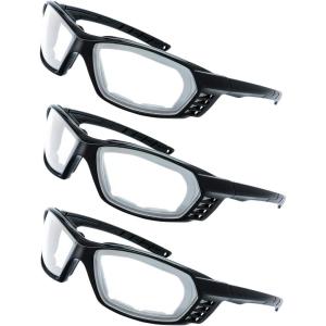imageMotorcycle Riding Glasses Padded Frame Lens Block 100 UVBUVB for Outdoor Activity Sport22black