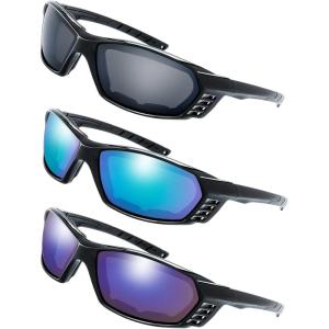 imageMotorcycle Riding Glasses Padded Frame Lens Block 100 UVBUVB for Outdoor Activity Sport9shiny Black