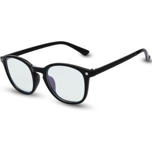 imageThe Fresh Blue Light Blocking Glasses Aviator Frame Anti Blue Ray Computer Game Glasses for Teens Men Women BAV301 GoldB621801 Black