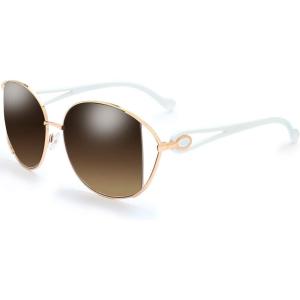imageThe Fresh Classic Crystal Elegant Women Beauty Design Sunglasses Gift Box728705goldWhite