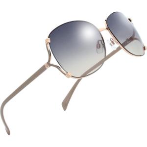 imageThe Fresh Classic Crystal Elegant Women Beauty Design Sunglasses Gift BoxL121gold