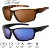 image2 Pairs Polarized Sports Sunglasses for Men Women Baseball Running Cycling Fishing Driving Golf Softball Hiking Sun Glasses S116Matte Demi ampamp Shiny Black Brown ampamp BlueGreen Mirror
