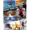 image2 Pairs Polarized Sports Sunglasses for Men Women Baseball Running Cycling Fishing Driving Golf Softball Hiking Sun Glasses S116Matte Demi ampamp Shiny Black Brown ampamp BlueGreen Mirror
