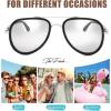 imageGothic Steampunk Side Shield Goggles Retro Round Sunglasses For Men Women  Exquisite Packaging620405silverBlack