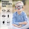 imageKids Blue Light Blocking Glasses Silicone Flexible TR90 Frame Computer Gaming TV Phone Glasses for Boys Girls Age 314 312 yrOld B0303 Pink BlueB0201 Black
