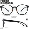 imageKids Blue Light Blocking Glasses Silicone Flexible TR90 Frame Computer Gaming TV Phone Glasses for Boys Girls Age 314 312 yrOld B0303 Pink BlueB0301 Black